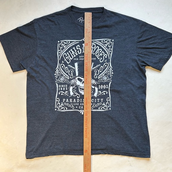 Guns N Roses paradise city print T-shirt, soft 50/50 blend, used gd condition - Picture 7 of 7